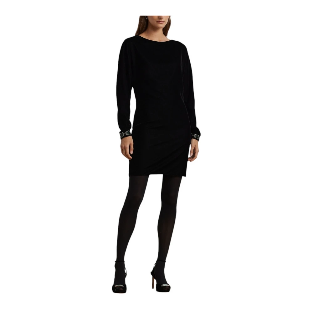 Ralph Lauren Jurken Zwart Black Dames