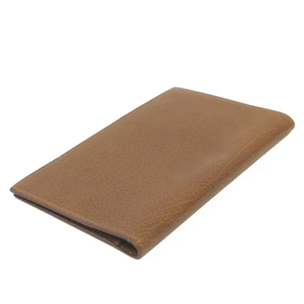 Hermès Vintage Pre-owned Leather home-office Brown Dames