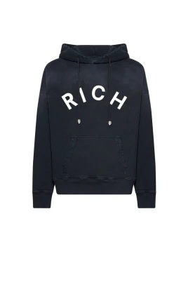 Hoodie med ikonisk text