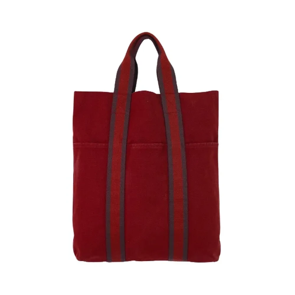 Hermès Vintage Pre-owned Cotton hermes-bags Red Dames