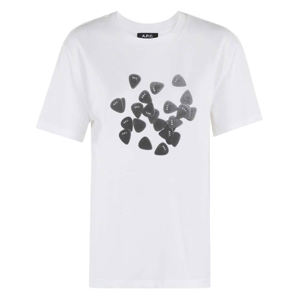 A.p.c. Muziek T-shirt White Dames