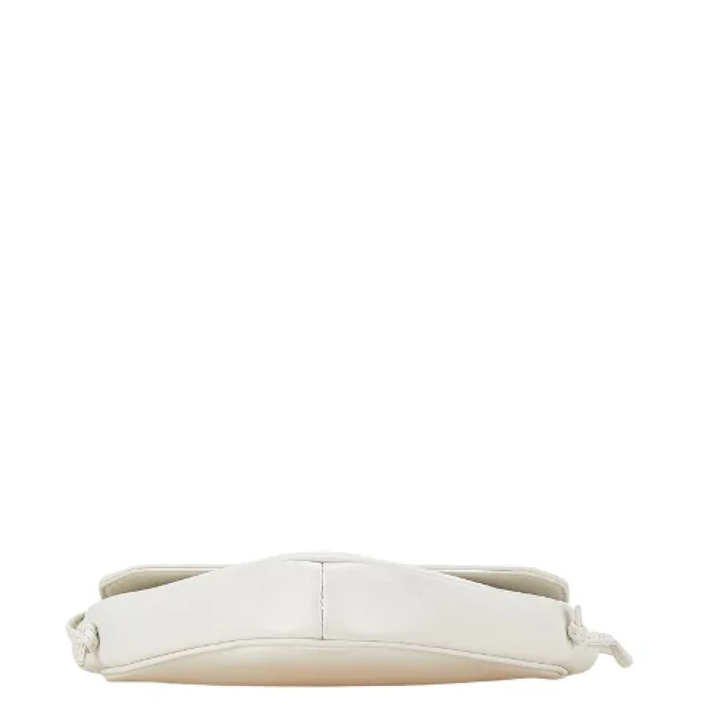Celine Vintage Pre-owned Leather crossbody-bags White Dames