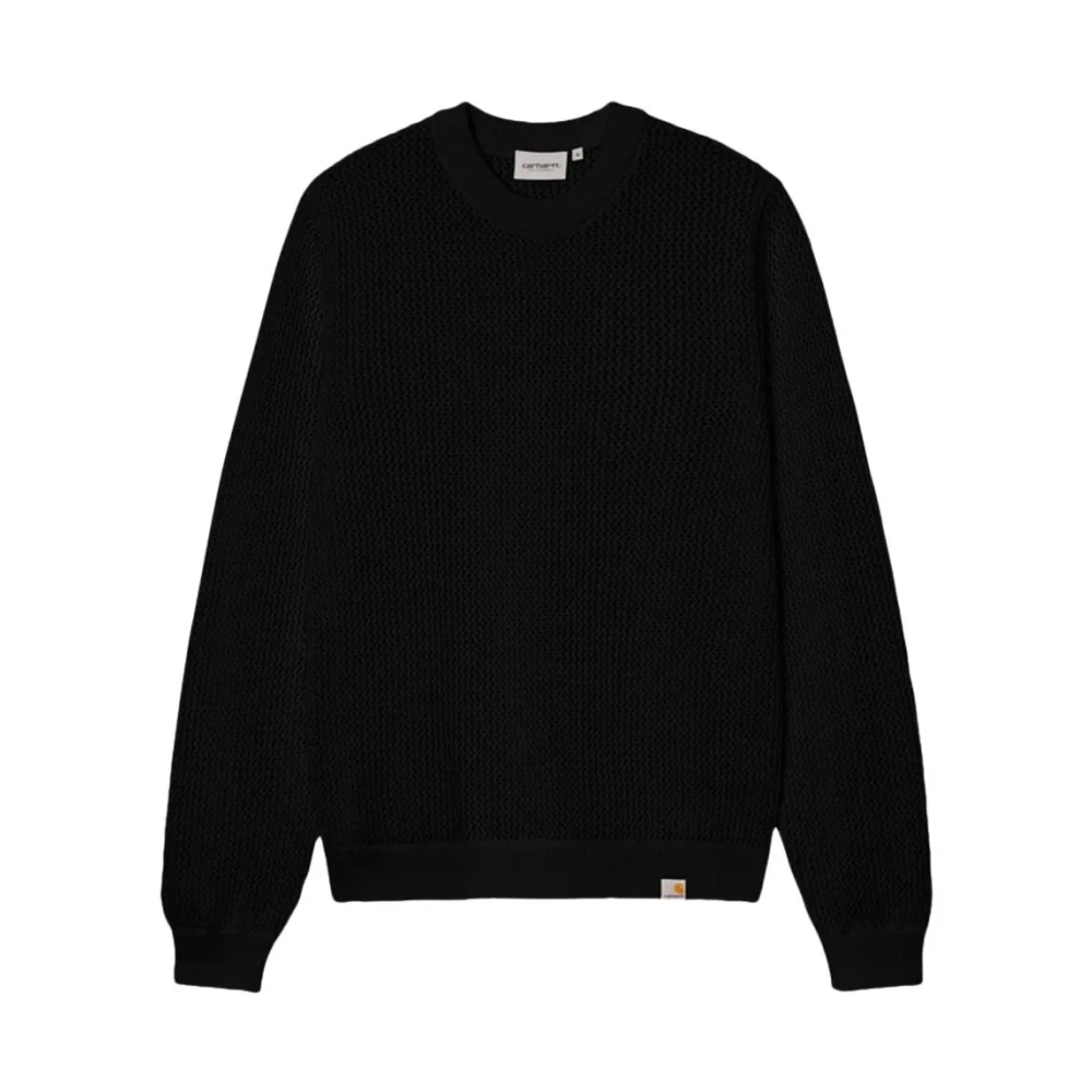 Carhartt Wip Men's Black Stockton Jumper - Sweatshirts - S - Sweatshirts & Hoodies