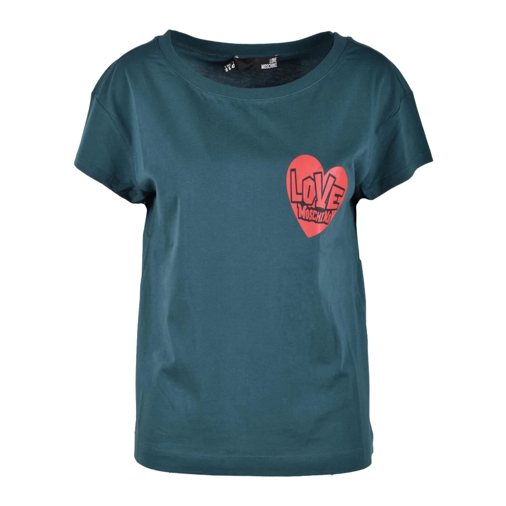 Love Moschino Tshirt Green Dames