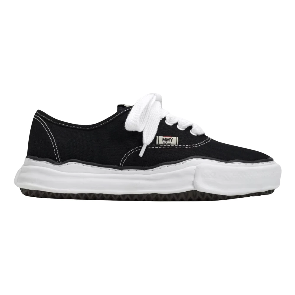 Mihara Yasuhiro Beperkte Oplage Canvas Lage Zwarte Sneaker Heren Schoenen