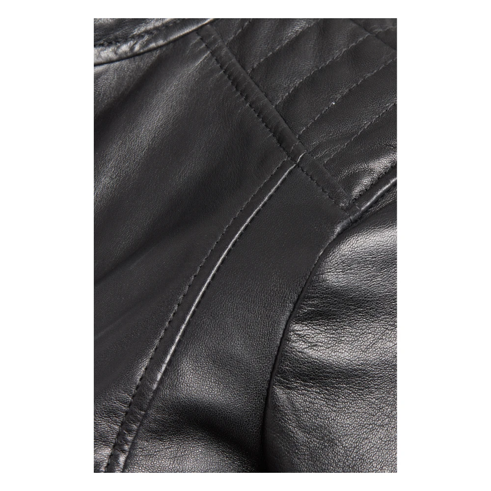 Bugatti Elegante Leren Jas voor Vrouwen Black Dames