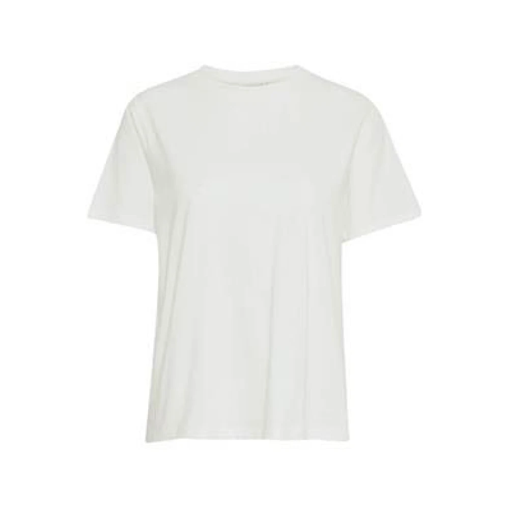 Ichi Losse Cloud Dancer T-shirts White Dames