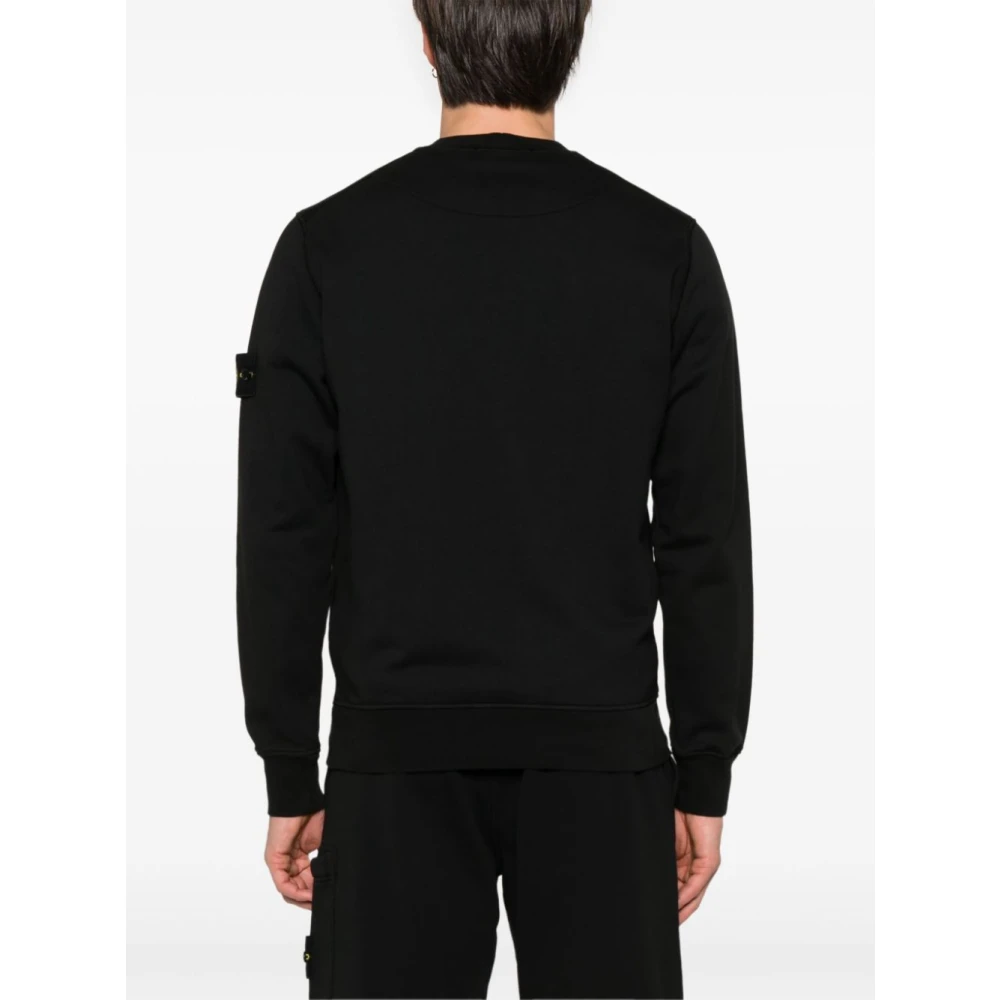 Stone Island Stijlvolle Nero Sweatshirt voor Mannen Black Heren