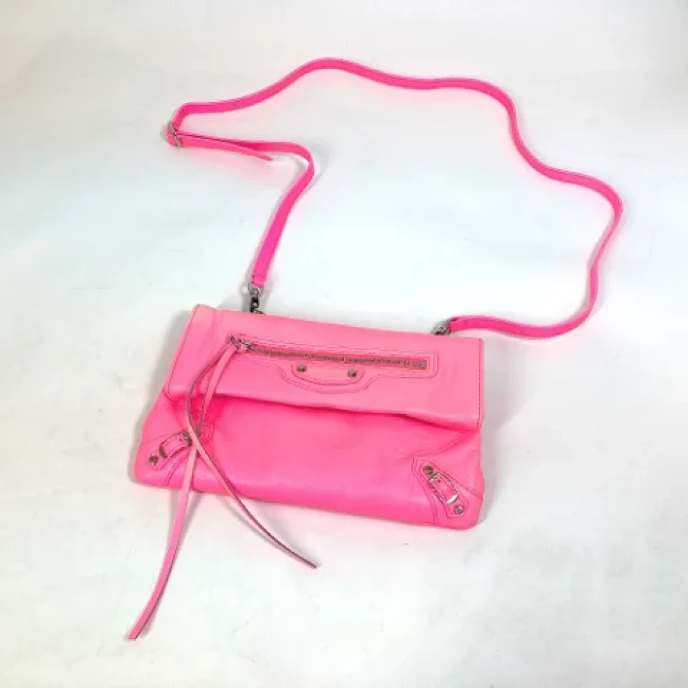 Balenciaga Vintage Pre-owned Leather balenciaga-bags Pink Dames