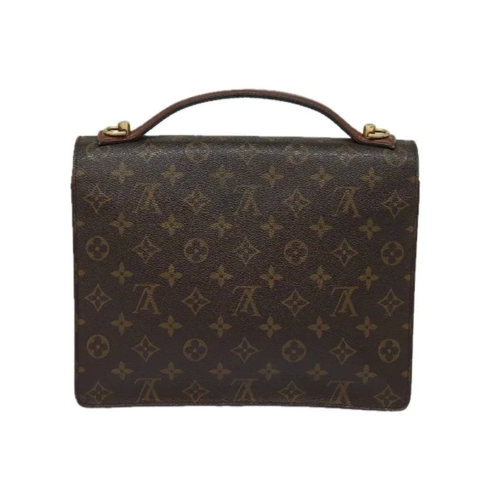 Louis Vuitton Vintage Pre-owned Canvas handbags Brown Dames