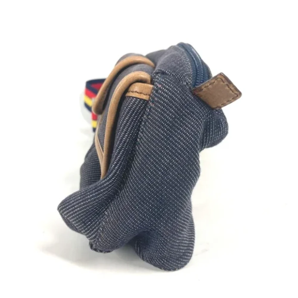 Fendi Vintage Pre-owned Leather fendi-bags Blue Dames