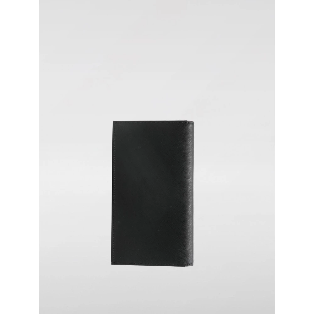 Emporio Armani Zwarte Portemonnees voor Mannen Black Heren