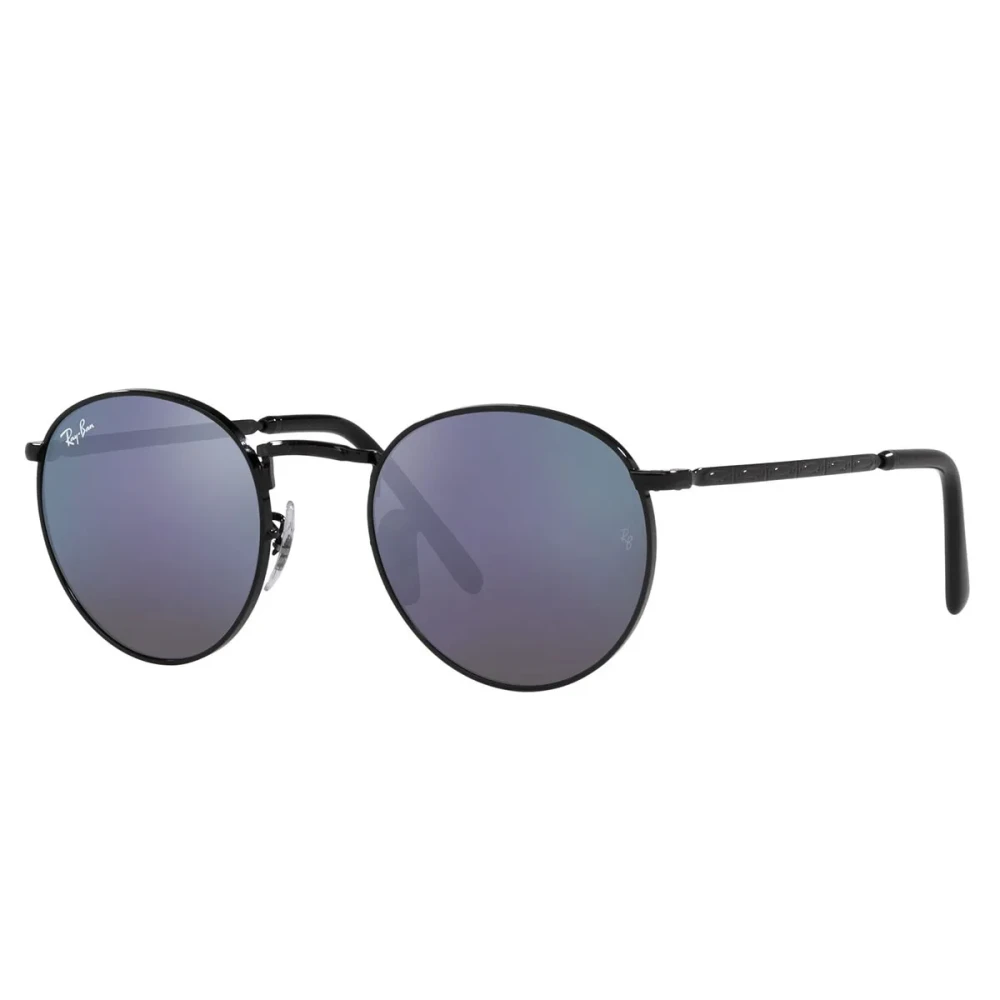 Ray-Ban Black Sunglasses, Unisex, 50 Mm, New Round Sunglasses Metal Frame