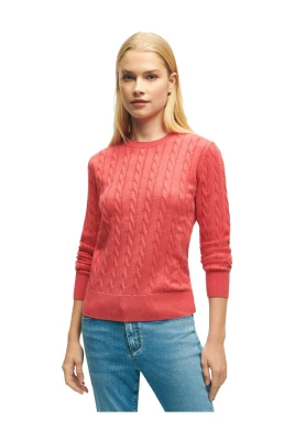 Supima Cotton Kabelstickad Tröja