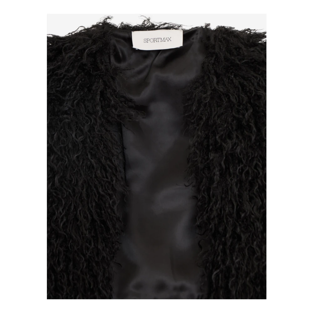 SPORTMAX Stijlvolle buitenkledingcollectie Black Dames