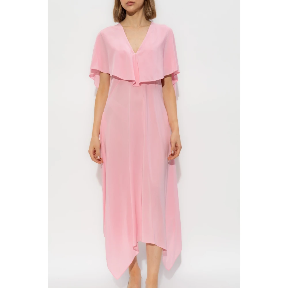 Stella Mccartney Zijden jurk Pink Dames