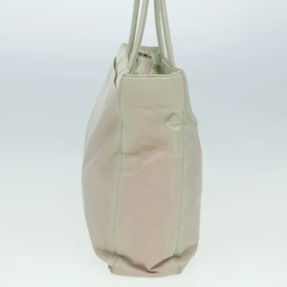 Prada Vintage Pre-owned Nylon prada-bags White Dames