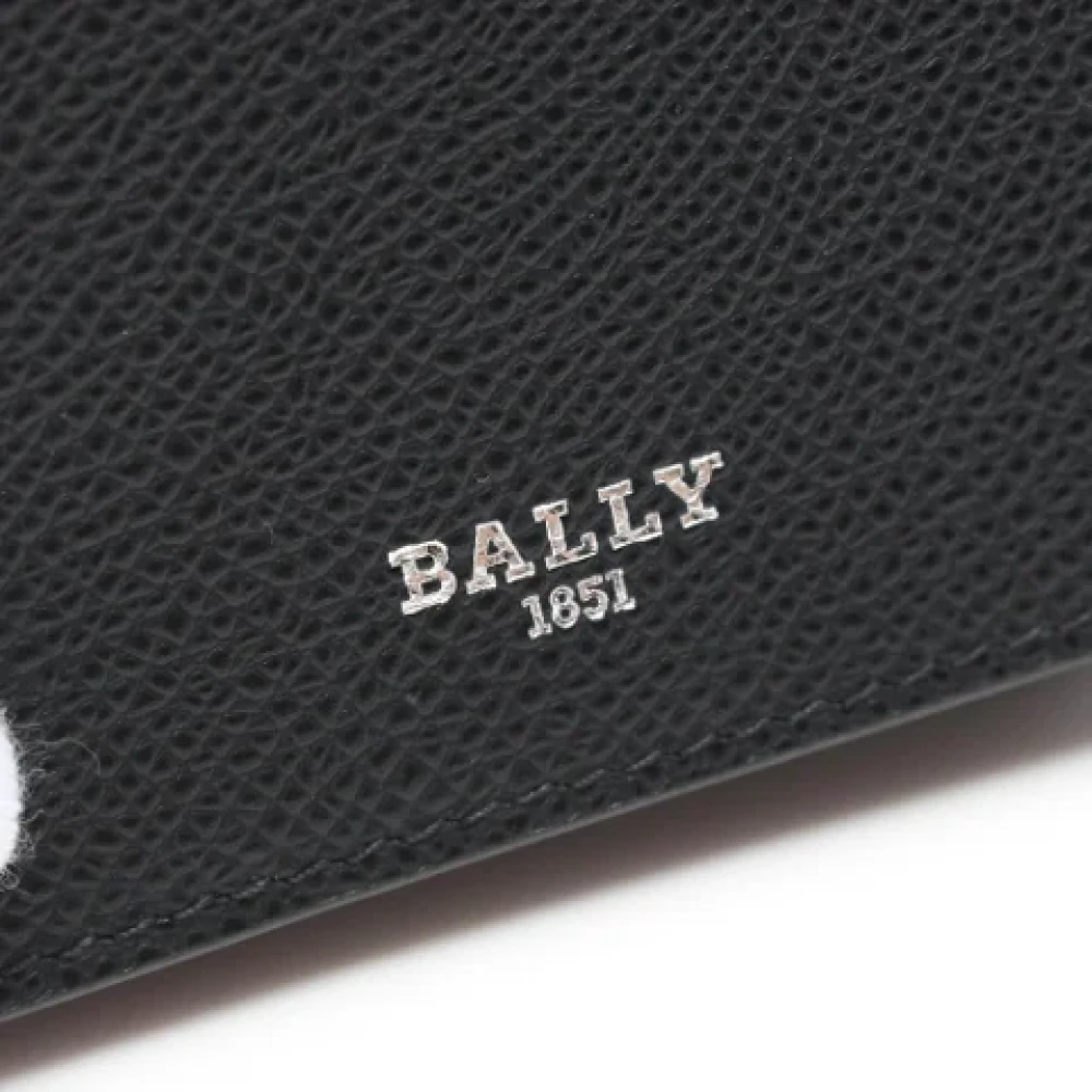 Bally Pre-owned Leather wallets Black Heren
