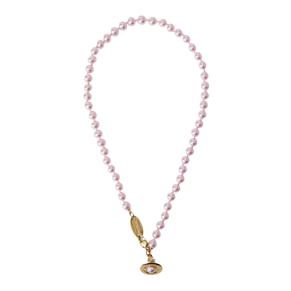 Vivienne Westwood Women's Pink Simonetta Pearl Necklace - Necklaces - One Size - Accessories