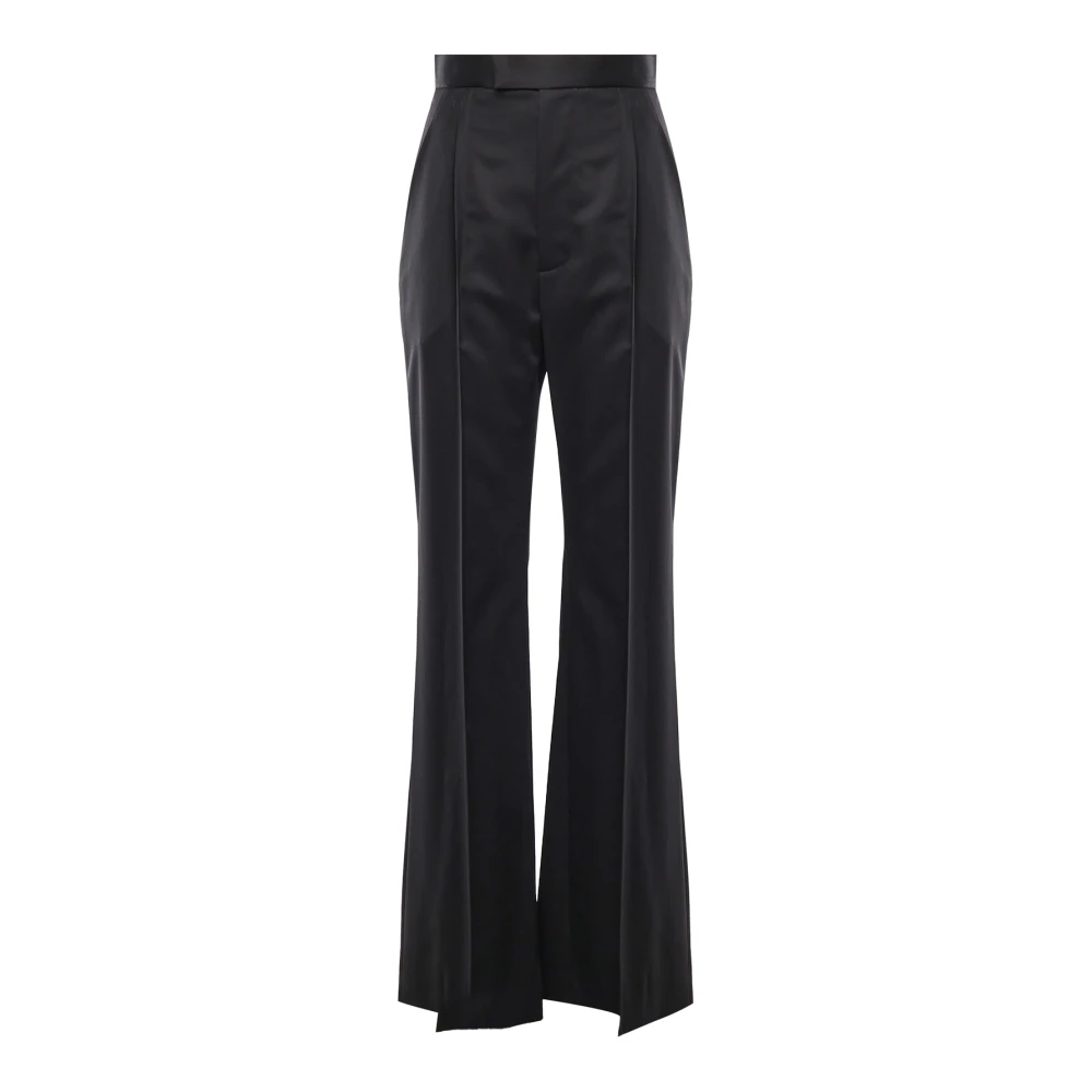 Vivienne Westwood Women's Black Wide Trousers - Wide Trousers - M - Trousers