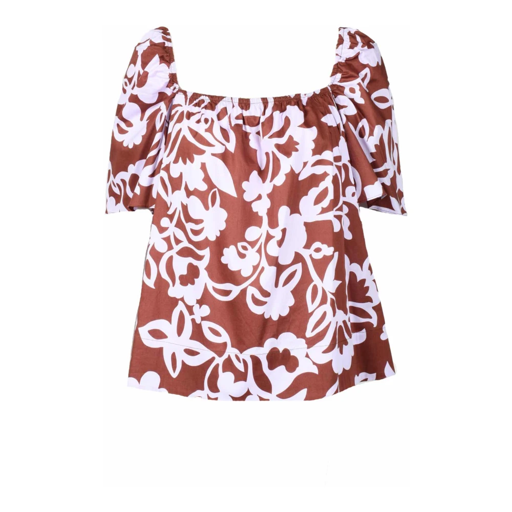 Nenette Katoen Elastaan Top Multicolor Dames
