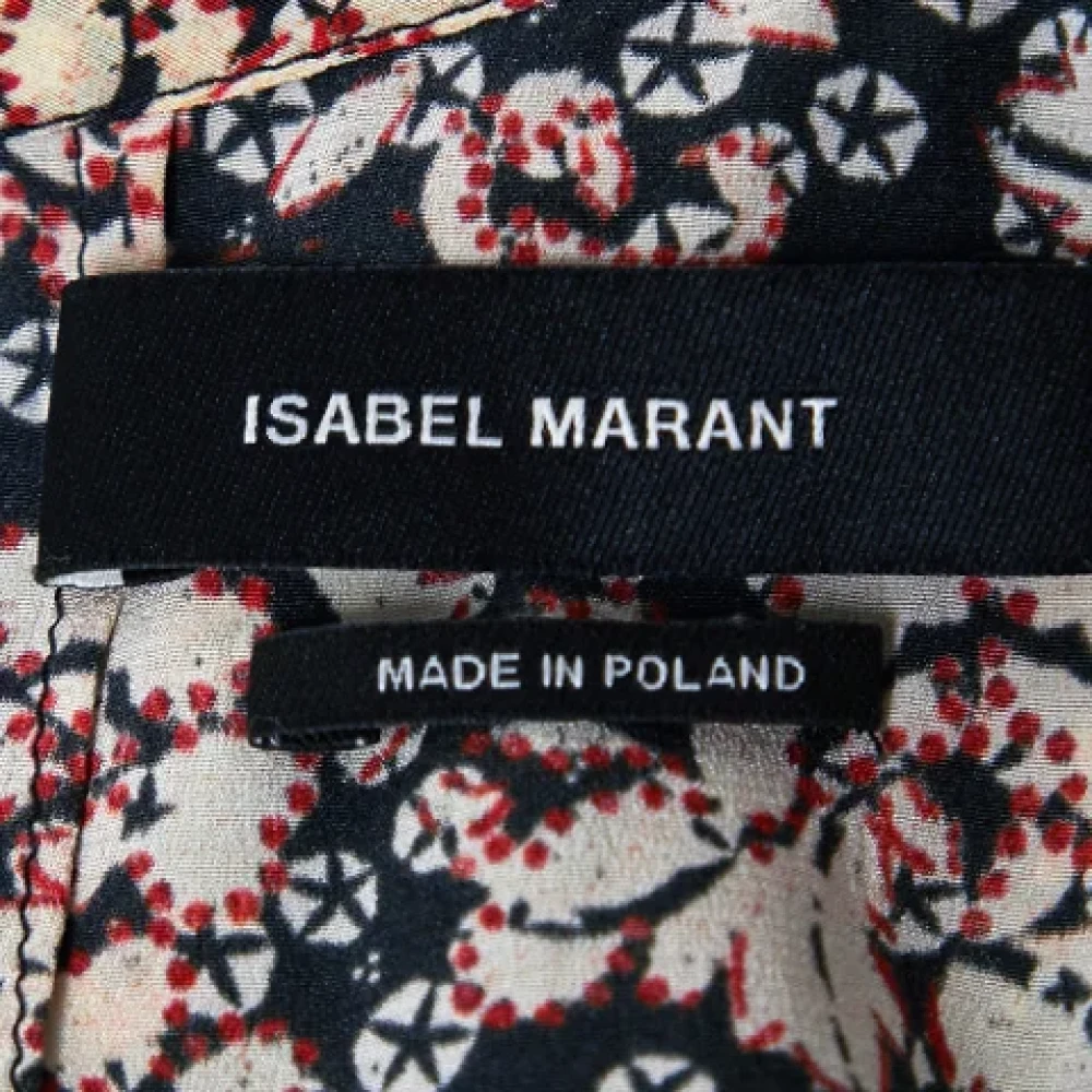 Isabel Marant Pre-owned Silk dresses Beige Dames