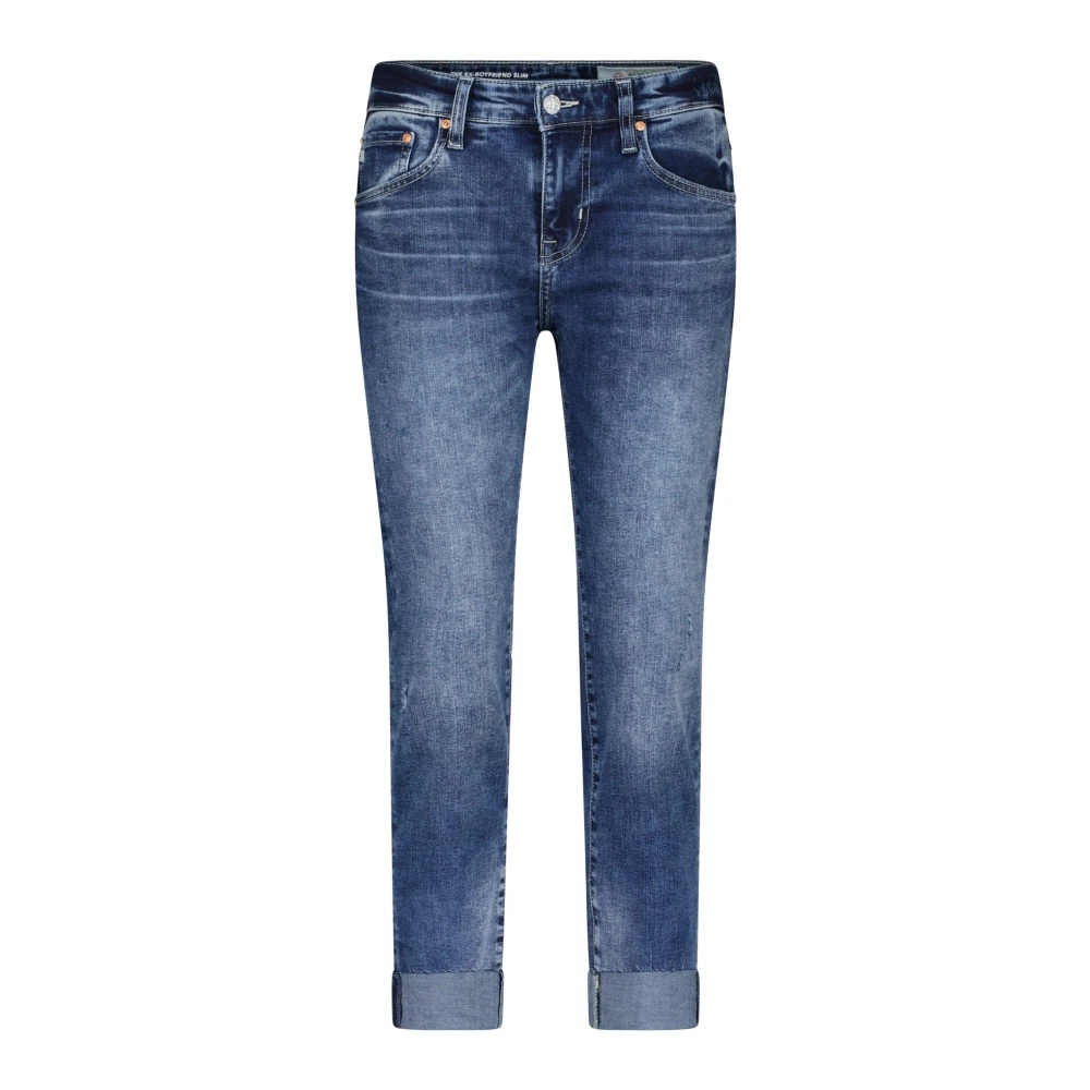 Adriano goldschmied Trendy Slim-Fit Cropped Jeans Blue Dames