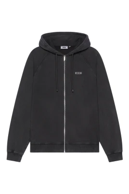 Stonewashed Full-Zip Hoodie