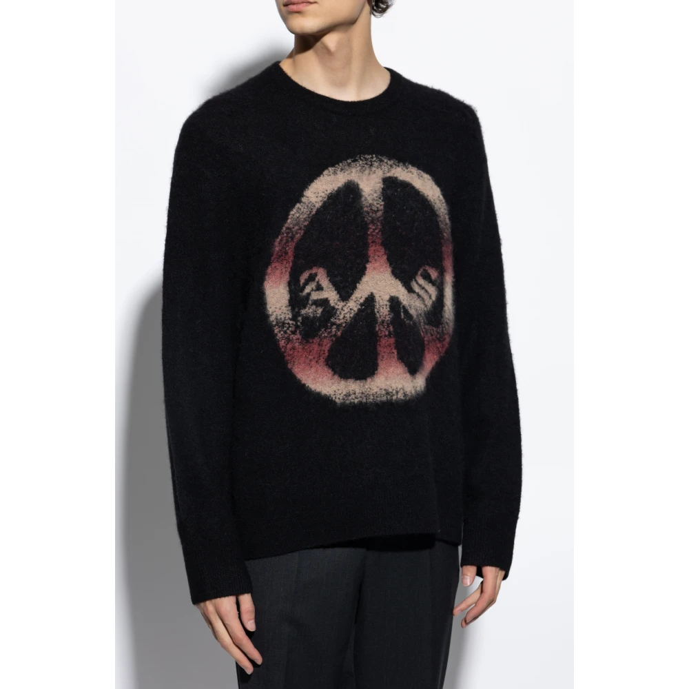 AllSaints Trui Peace Black Heren