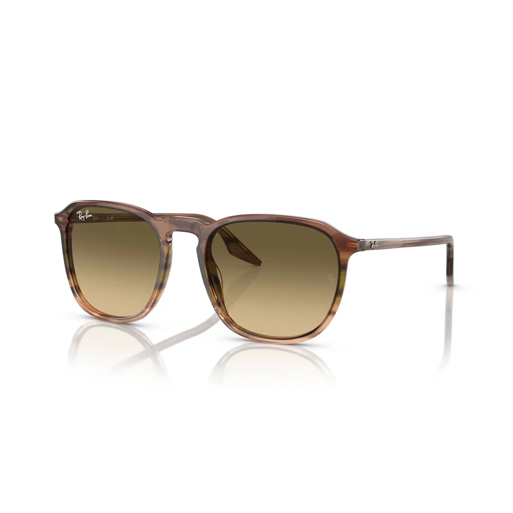 Ray-Ban Unisex Brown Striped Sunglasses Rb2203 Style