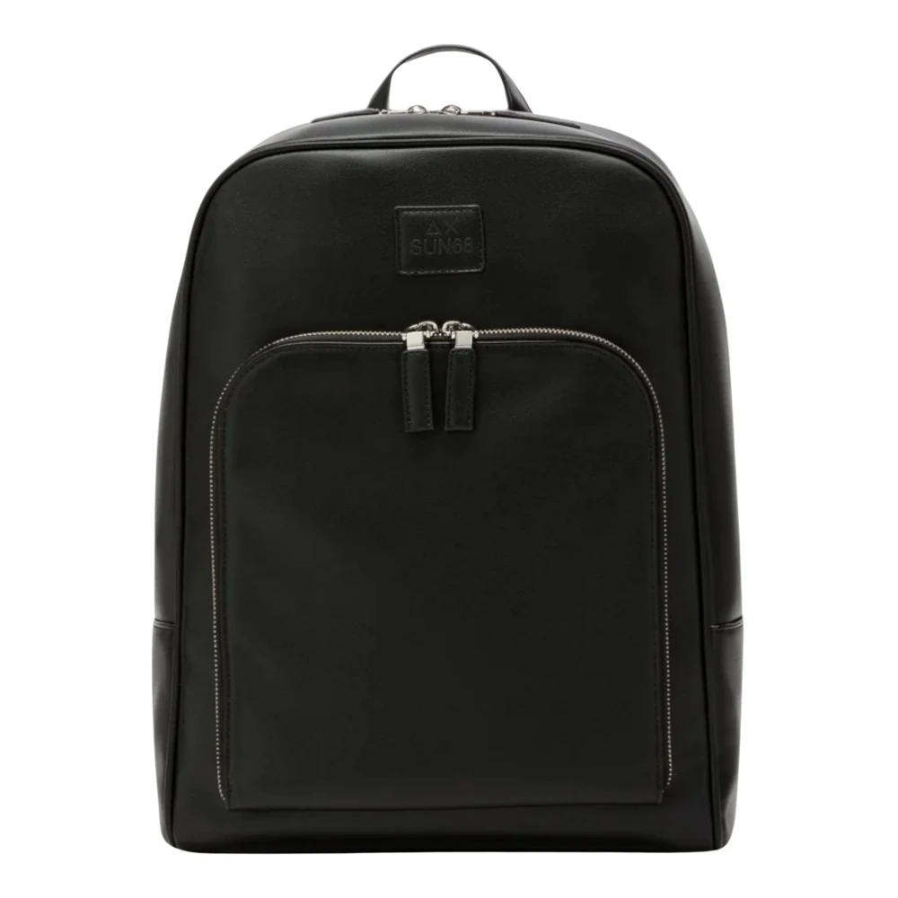 Sun68 Men's Black Backpacks - Backpacks - One Size - Bags