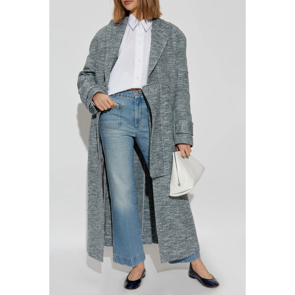 Victoria Beckham Jas met zakken Blue Dames