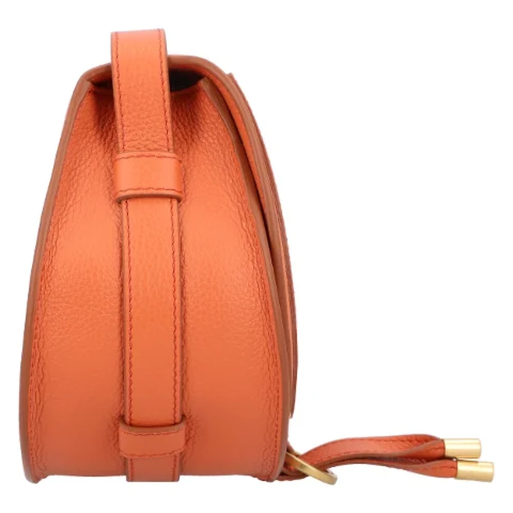 Chloé Leather shoulder-bags Orange Dames