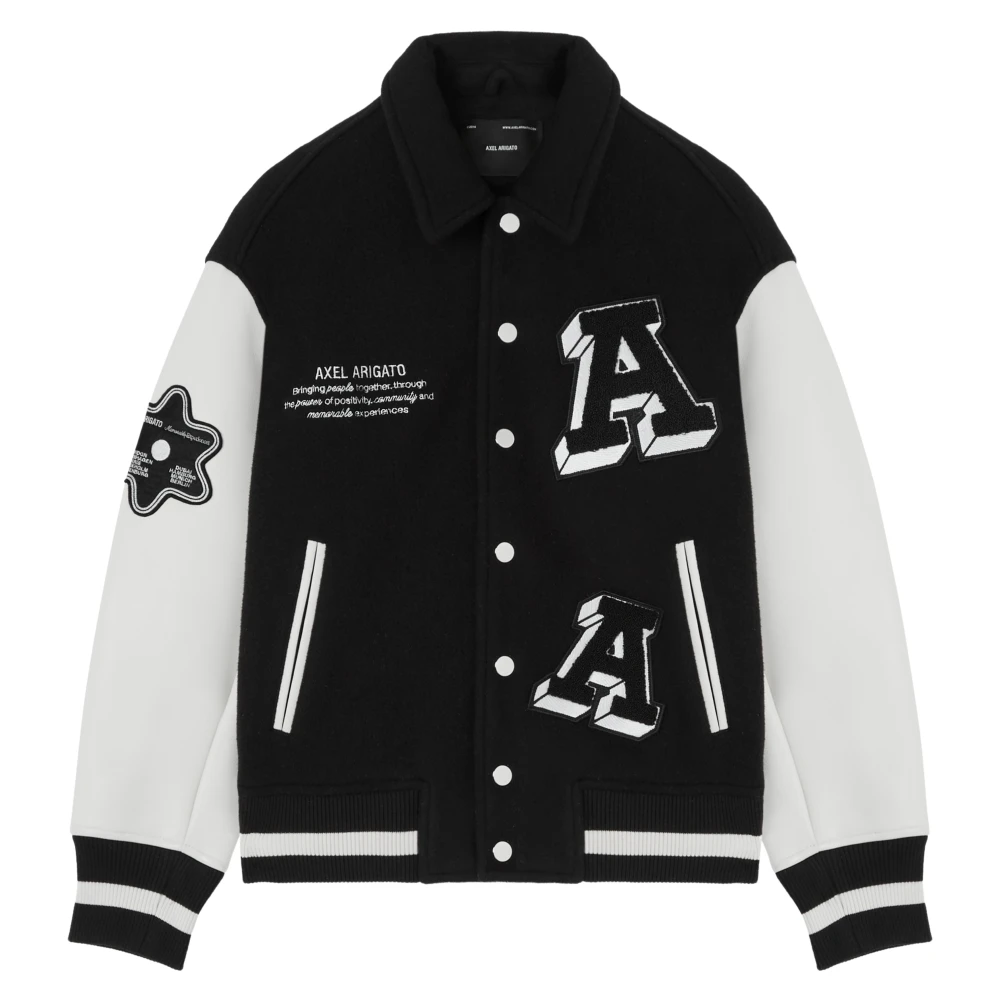 Axel Arigato Illusion Varsity Jacka Black, Herr