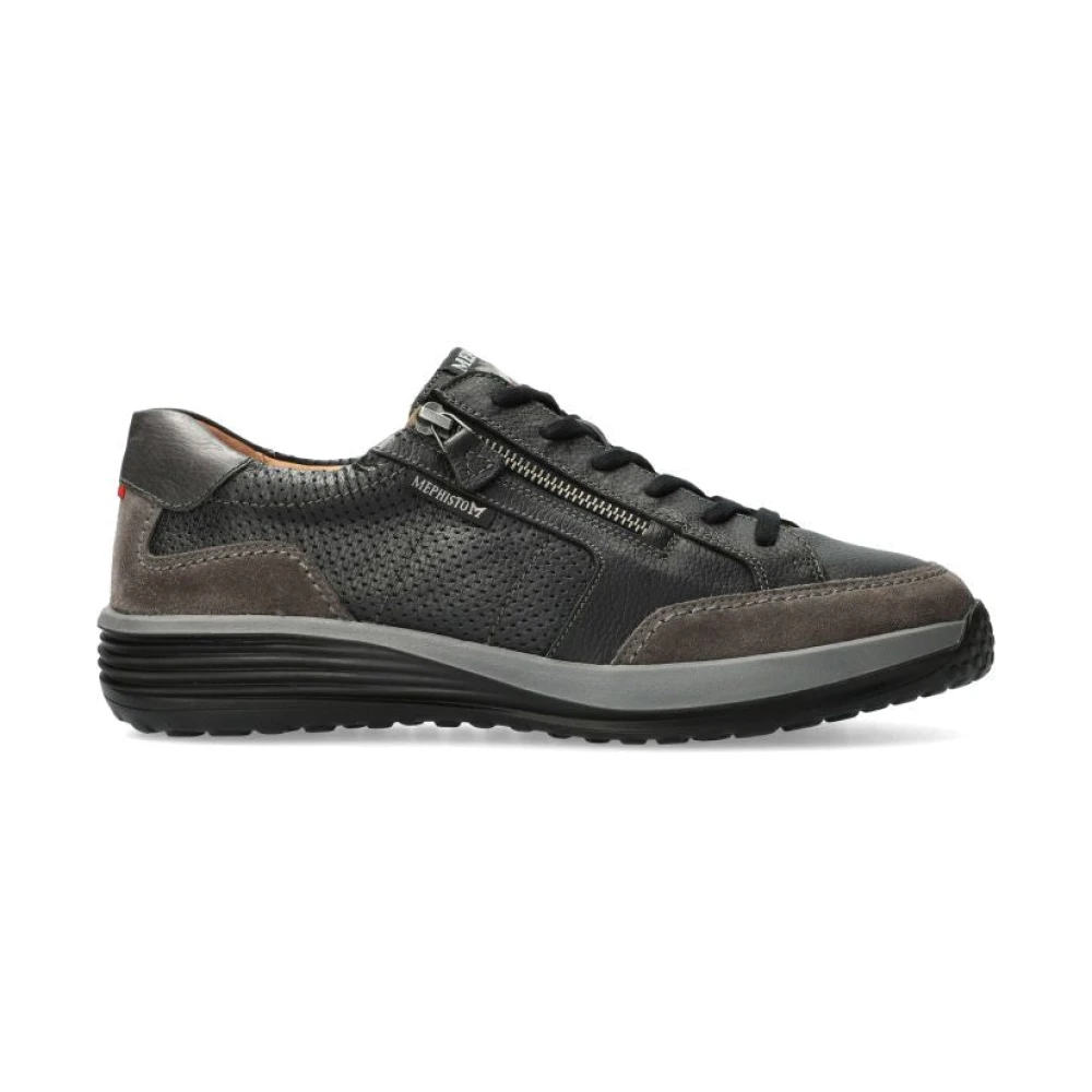 Mephisto Grijze vetersneaker voor heren Heren Schoenen Grijs