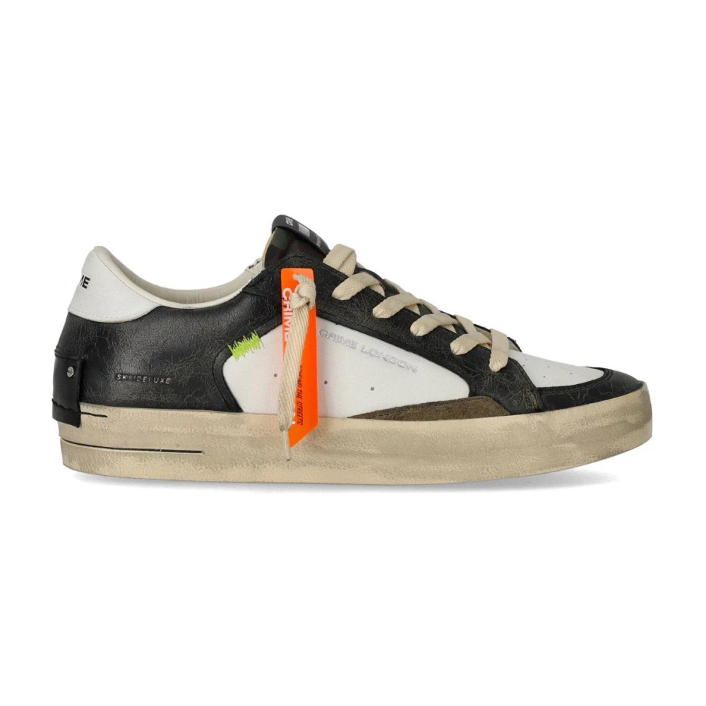 Crime London SK8 Deluxe Sneaker Heren Schoenen Zwart