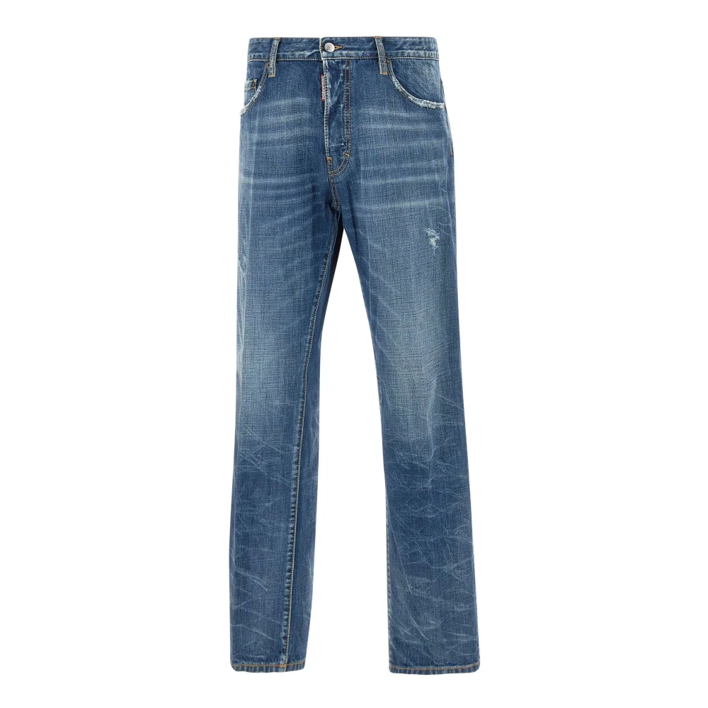 Dsquared2 Stijlvolle Jeans voor Mannen Blue Heren