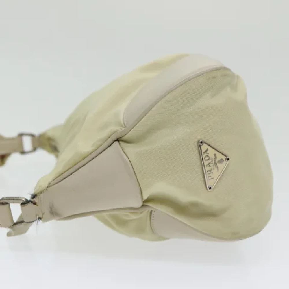 Prada Vintage Pre-owned Nylon prada-bags White Dames