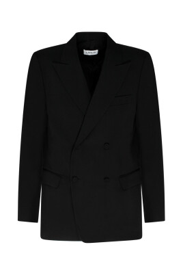 blazer-noir-en-laine-a-double-boutonnage