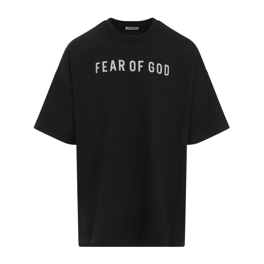 Fear Of God Zwart T-shirt Moderne Herenmode Black Heren