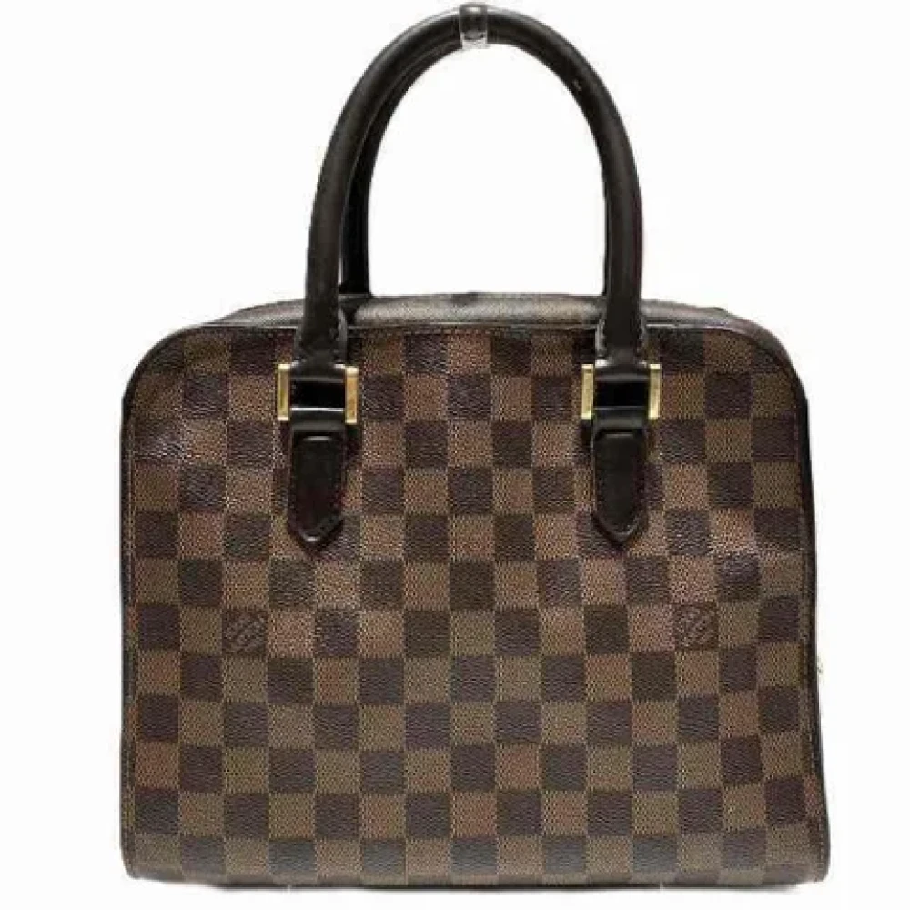 Louis Vuitton Vintage Pre-owned Fabric handbags Brown Dames