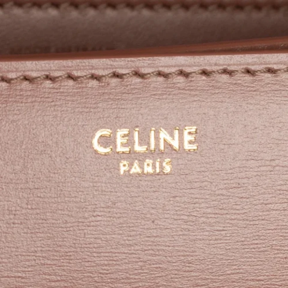 Celine Vintage Pre-owned Leather celine-bags Pink Dames