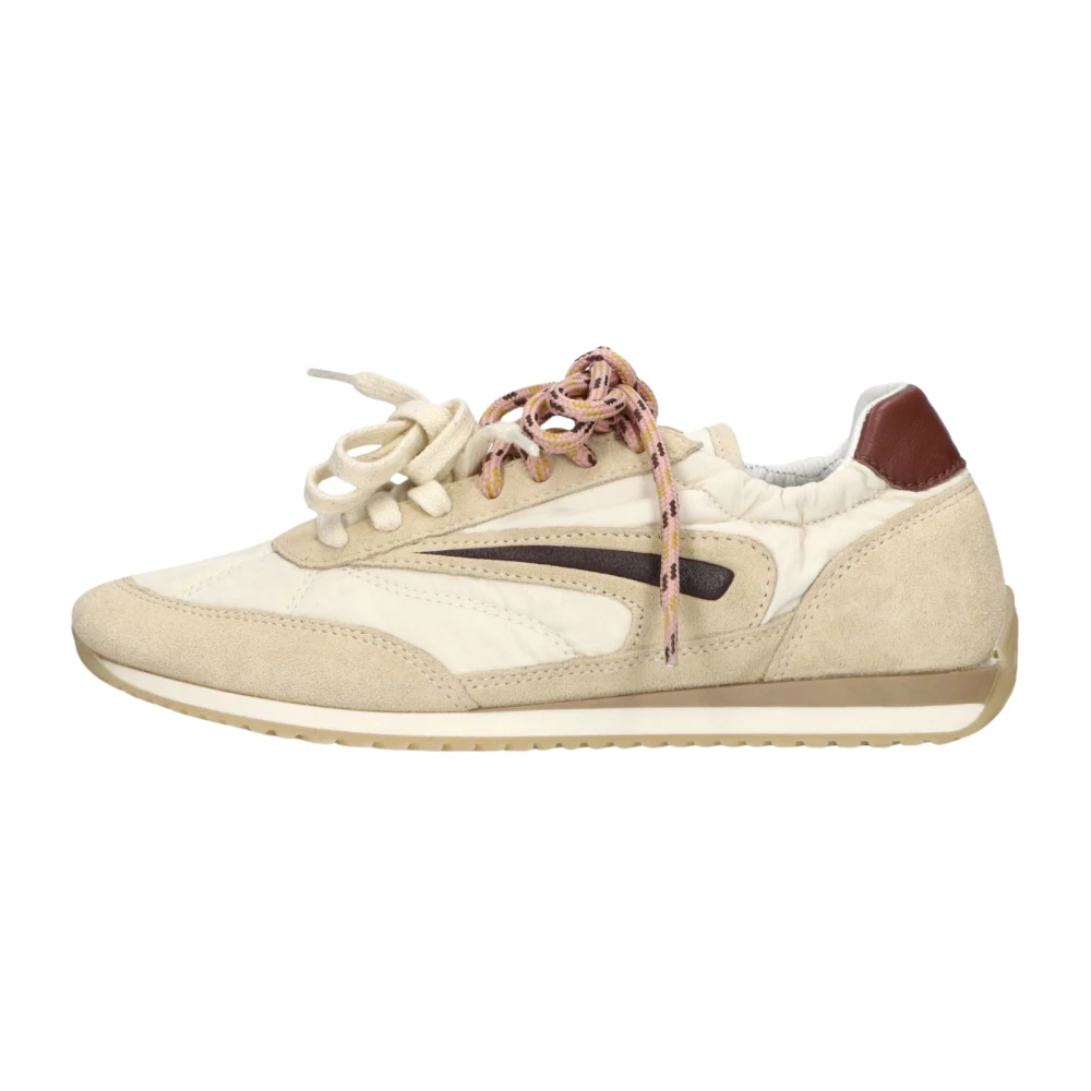 D.a.t.e. Women's Beige Athleta Sneaker