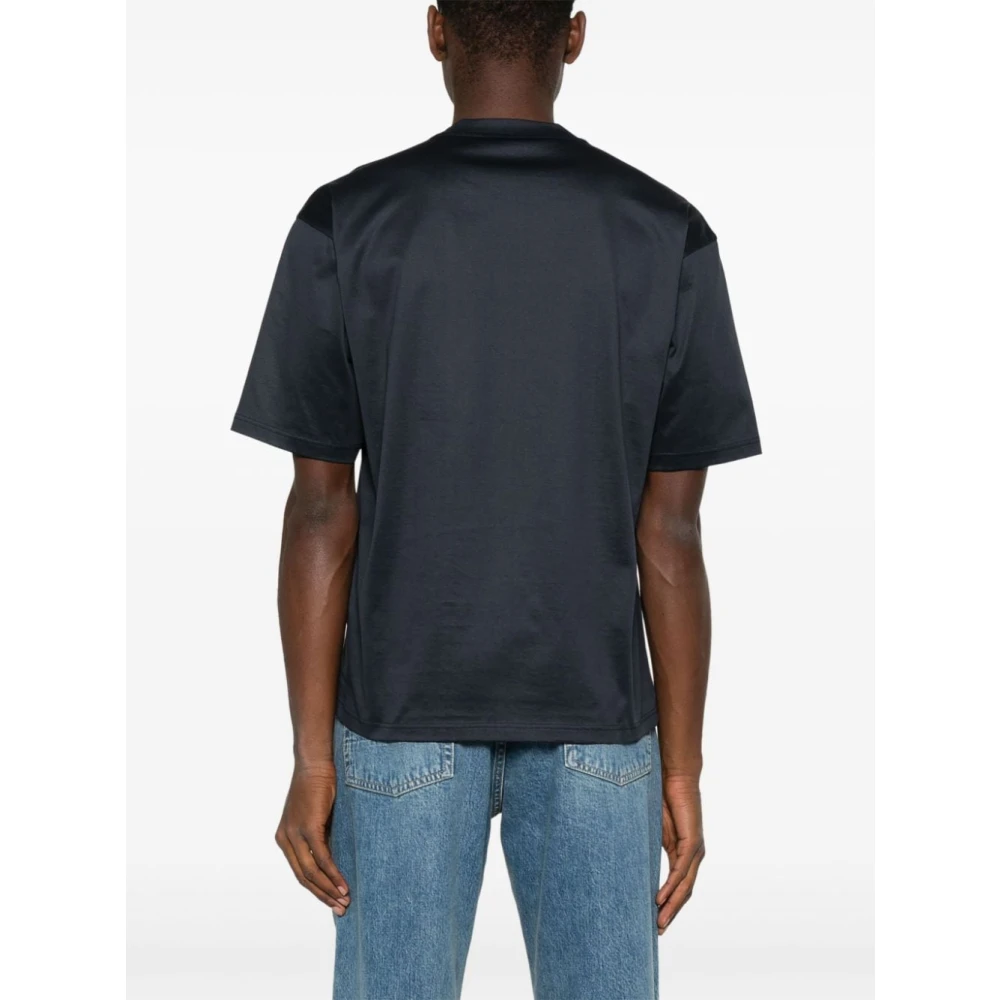 Low Brand T-Shirts met Uniek Ontwerp Blue Heren