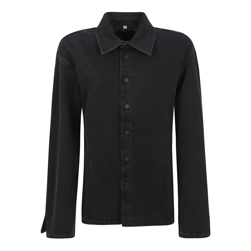 3X1 Zwarte Katoenen Shirt Gemaakt in Italië Black Dames