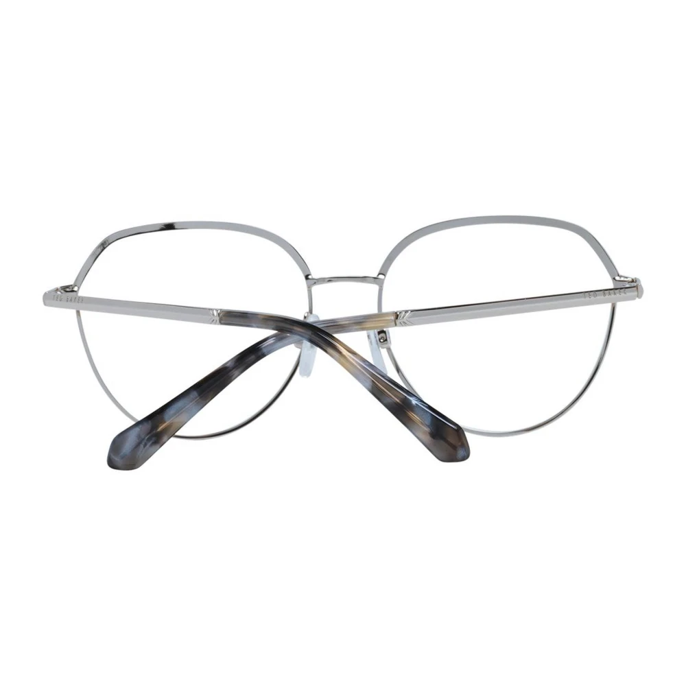 Ted Baker Blauwe Ronde Metalen Optische Monturen Blue Dames