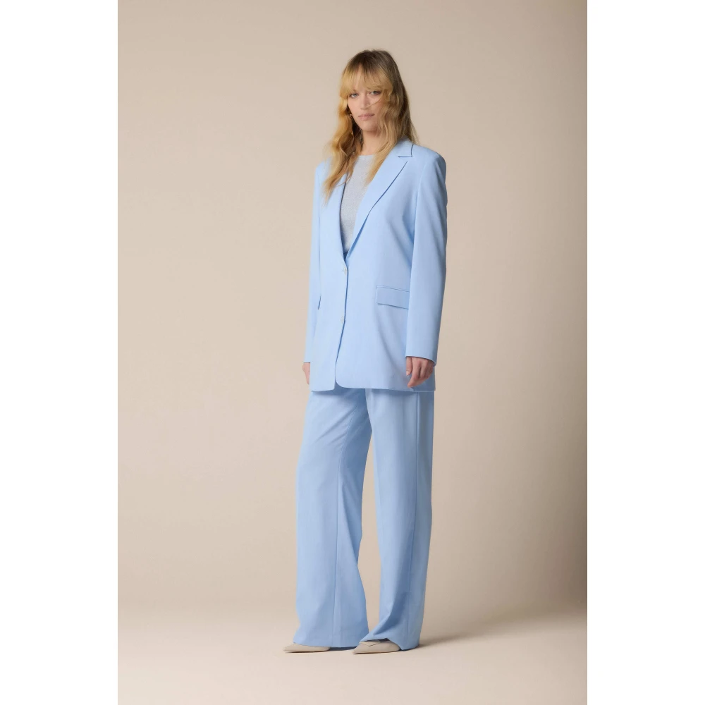 Kocca Stijlvolle Blazers voor een Chic Uiterlijk Blue Dames