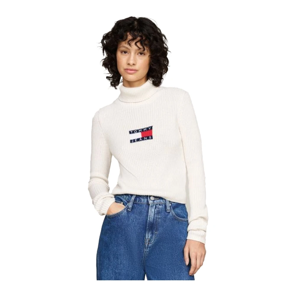 Tommy Jeans Logo Coltrui Wit White Dames