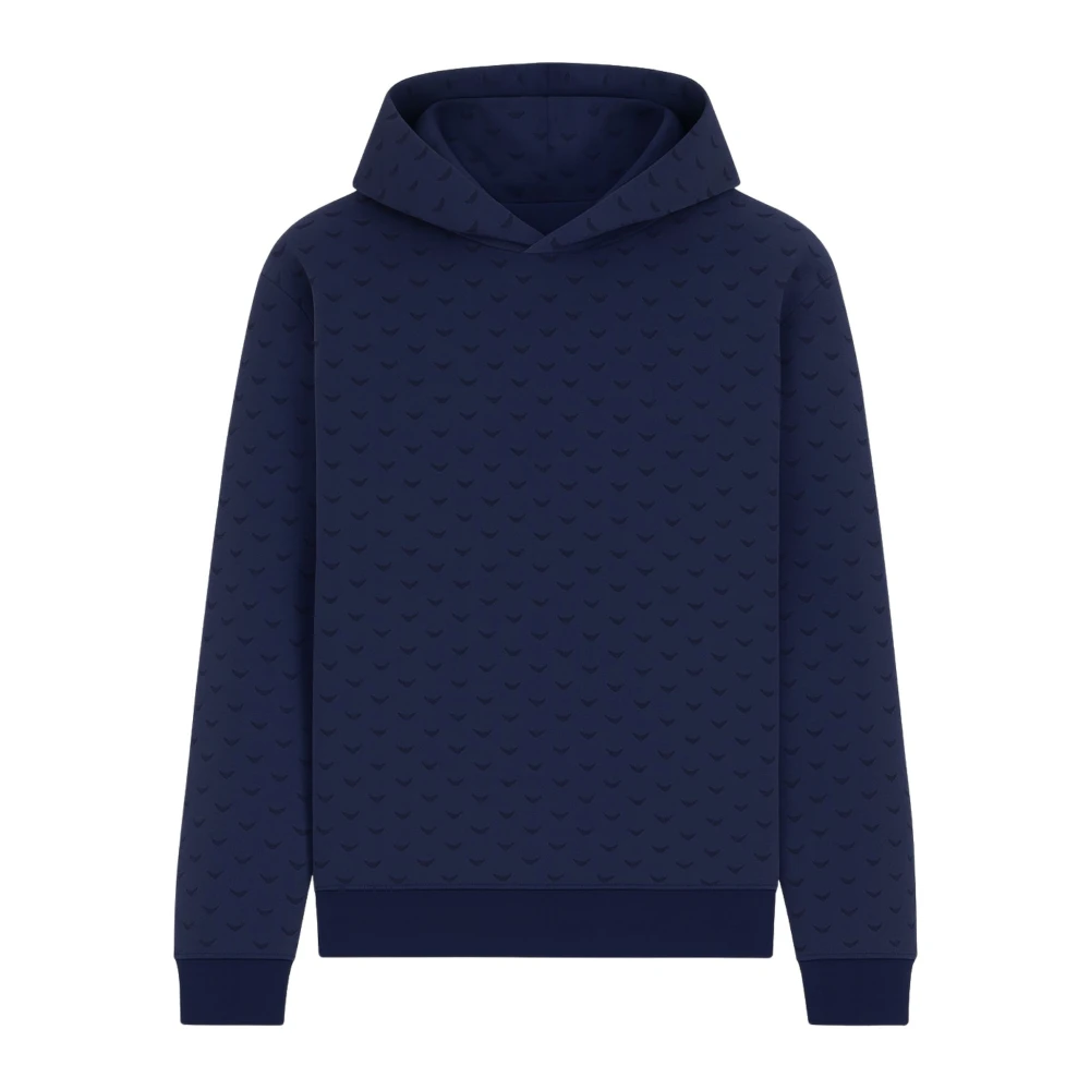 Emporio Armani Men's Blue Hooded Sweatshirt