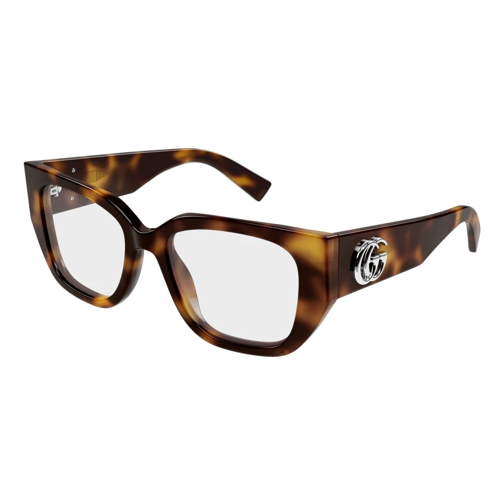 Gucci Women's Brown Butterfly Optical Frame